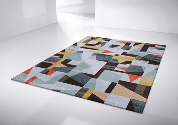 geometric modern area rug designer carpet