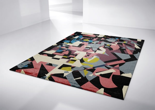 abstract modern area rug designer carpet