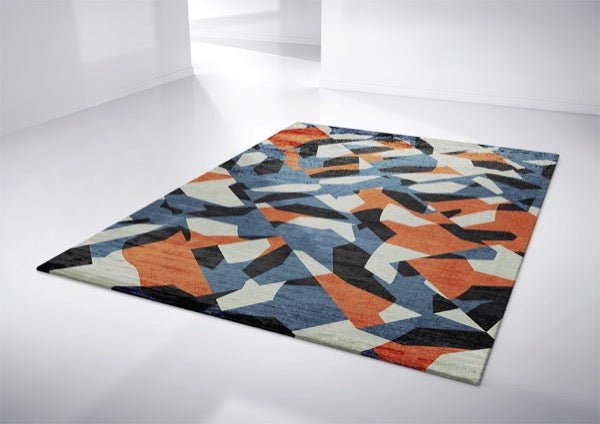 geometric modern area rug designer carpet