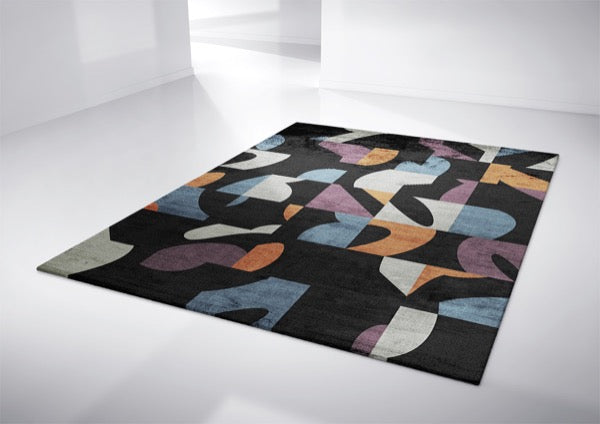 abstract modern area rug designer carpet